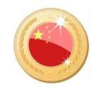 84120-Royalty-Free-RF-Clipart-Illustration-Of-A-3d-Golden-Shiny-China-Medal